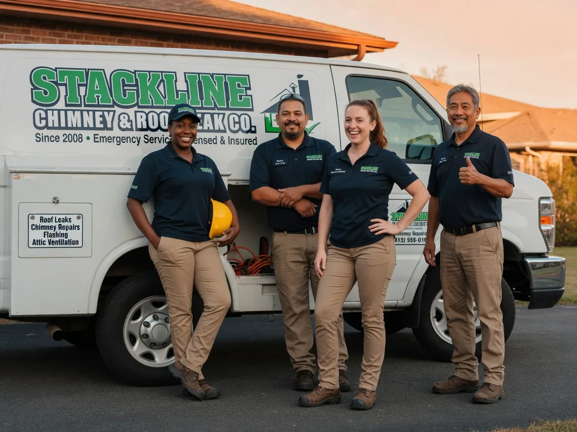 Chimney flashing repair company in Picher, OK